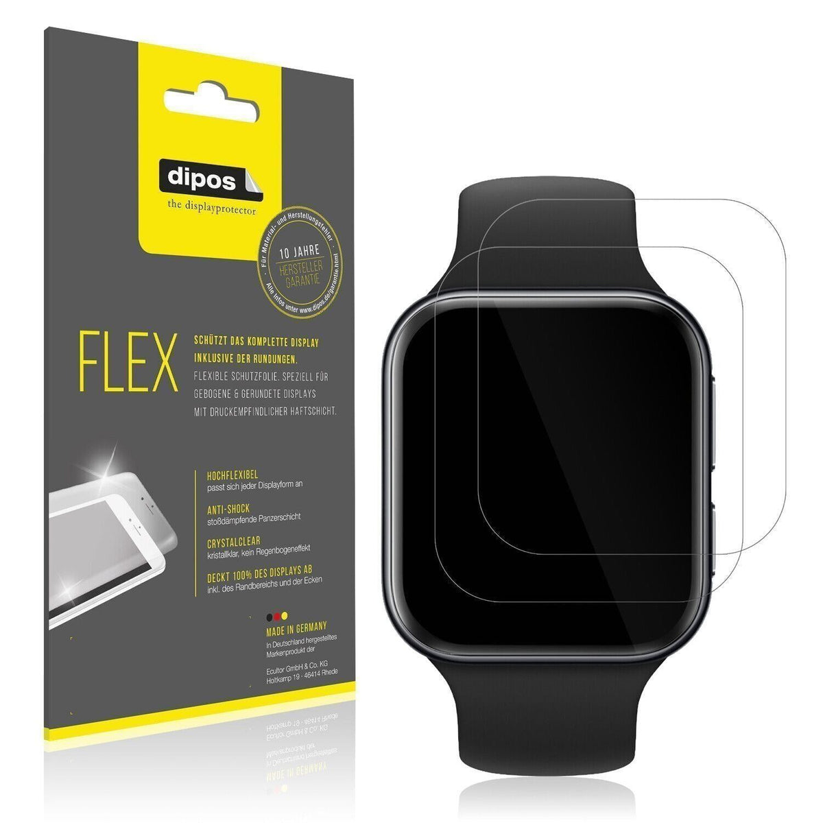 1x 3D Full Cover Schutzfolie für OPPO Watch 3 (1)