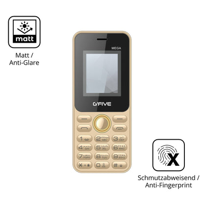 4x Schutzfolie matt für GFive Mega Display-Schutzf (5)