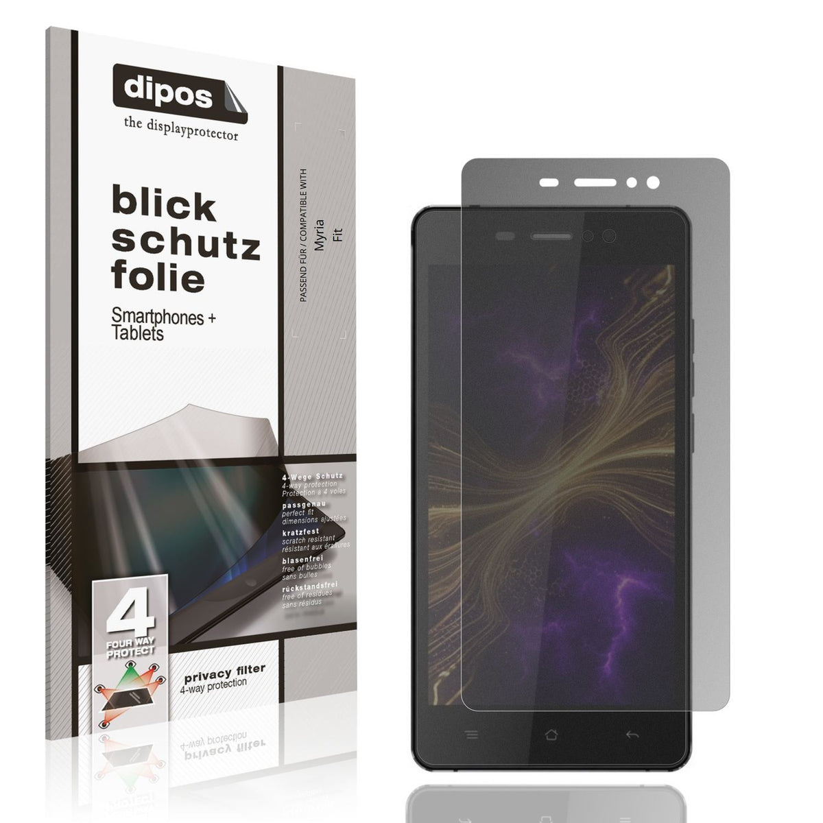 Blickschutzfolie für Myria Fit matt Schutzfolie Pr (1)