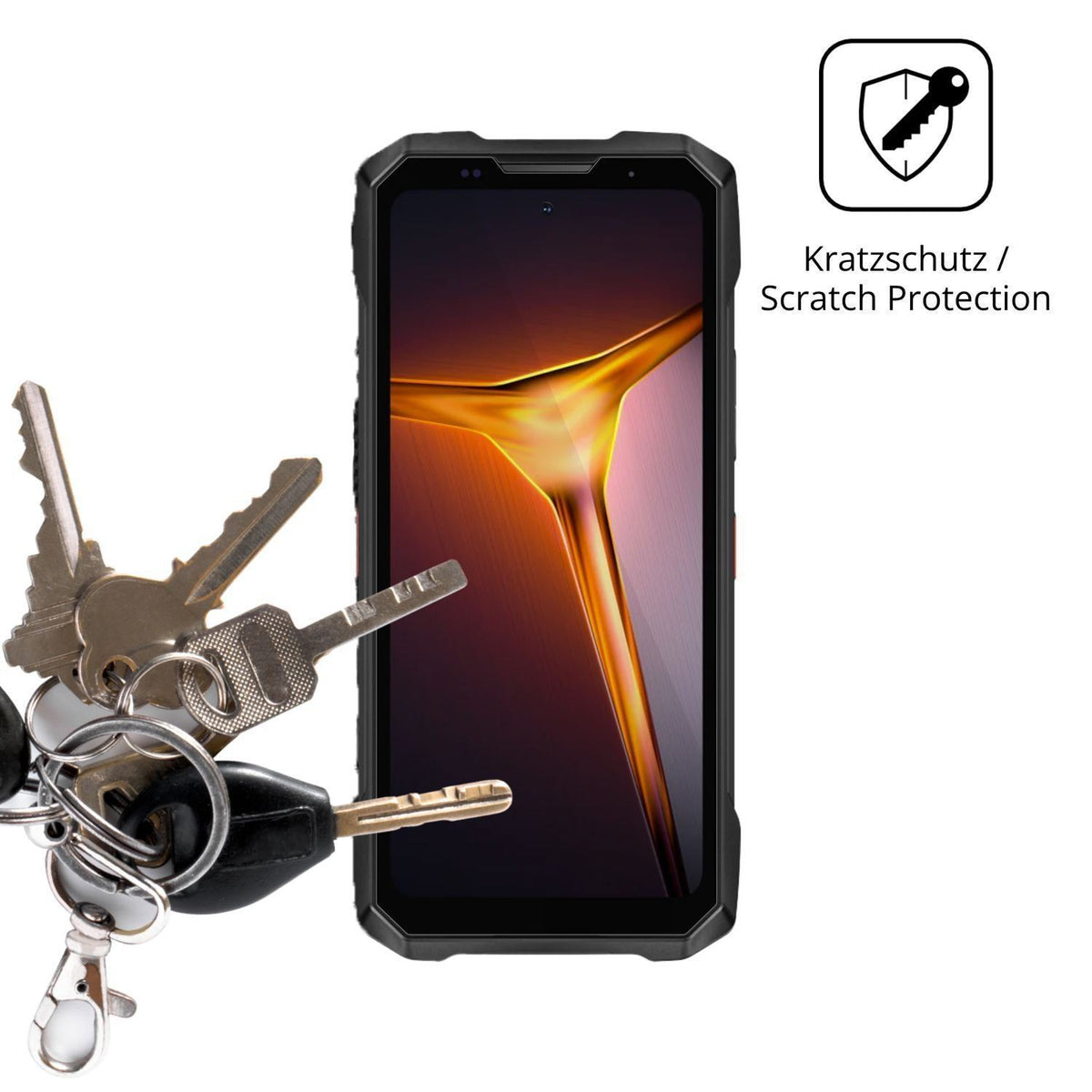 4x Schutzfolie klar für Doogee V Max 2 Display-Sch (4)