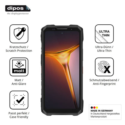 4x Schutzfolie matt für Doogee V Max 2 Display-Sch (7)