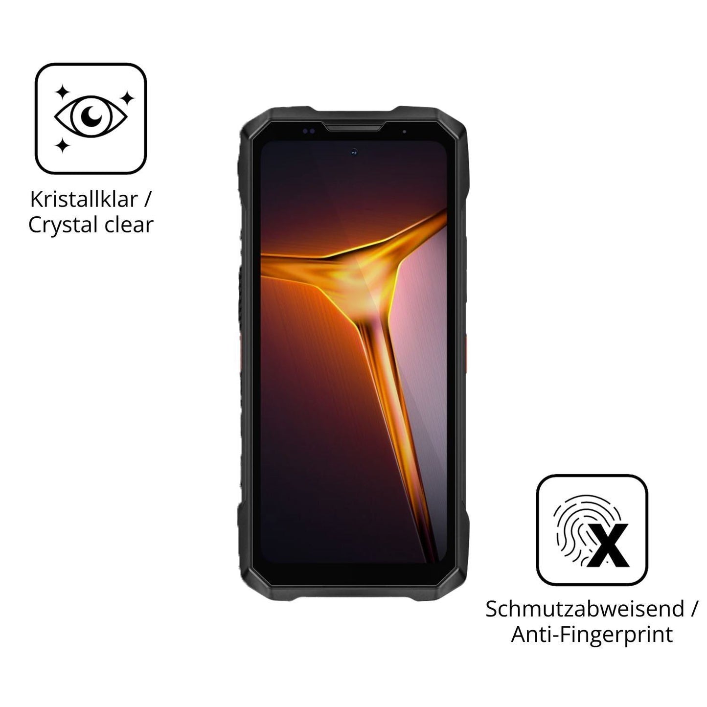 2x 9H Schutzfolie für Doogee V Max 2 Panzerfolie (5)