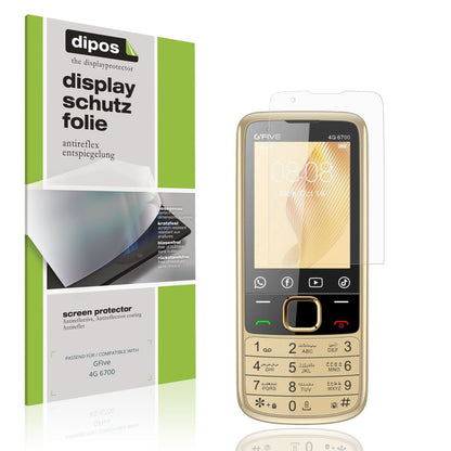 4x Schutzfolie matt für GFive 4G 6700 Display-Schu (1)