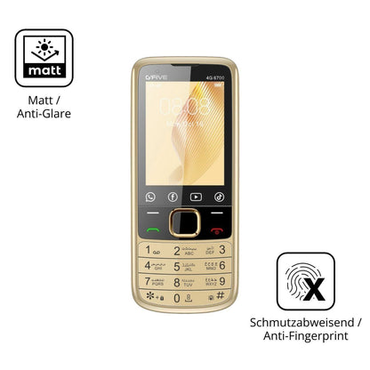 4x Schutzfolie matt für GFive 4G 6700 Display-Schu (5)