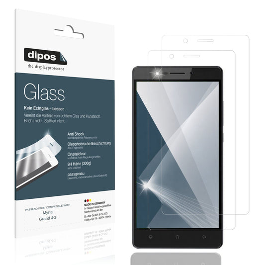 2x 9H Schutzfolie für Myria Grand 4G Panzerfolie (1)
