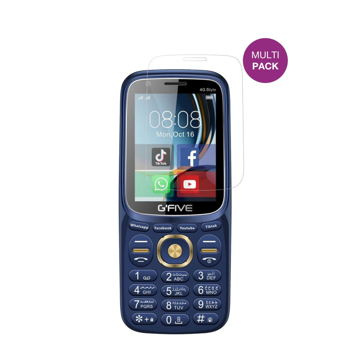 4x Schutzfolie klar für GFive 4G Style Display-Sch (2)