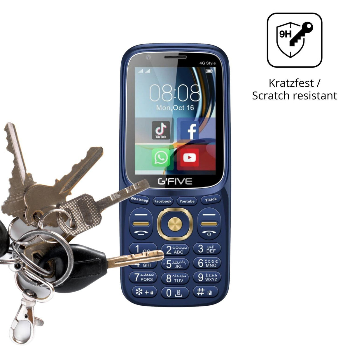 2x 9H Schutzfolie für GFive 4G Style Panzerfolie (3)