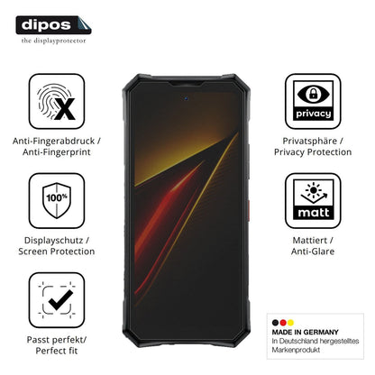 Blickschutzfolie für Doogee S300 Plus matt Schutzf (5)