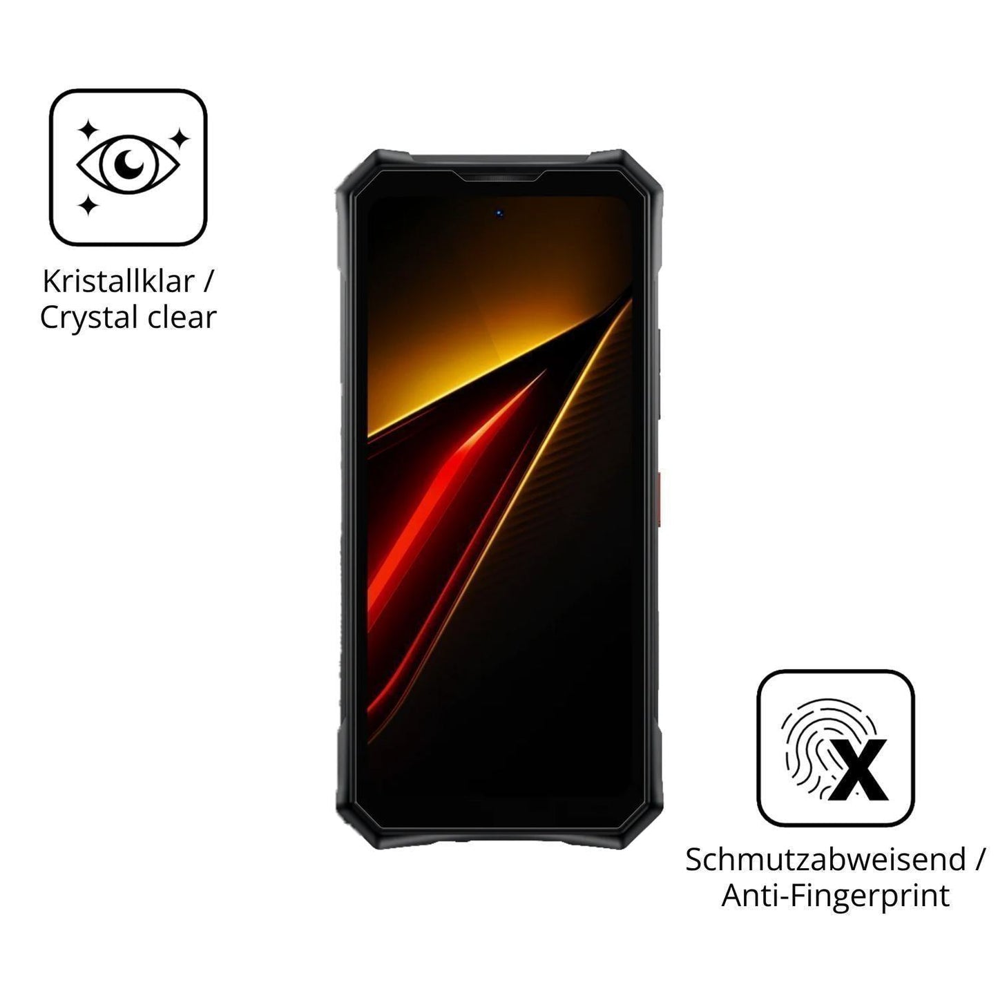2x 9H Schutzfolie für Doogee S300 Plus Panzerfolie (5)