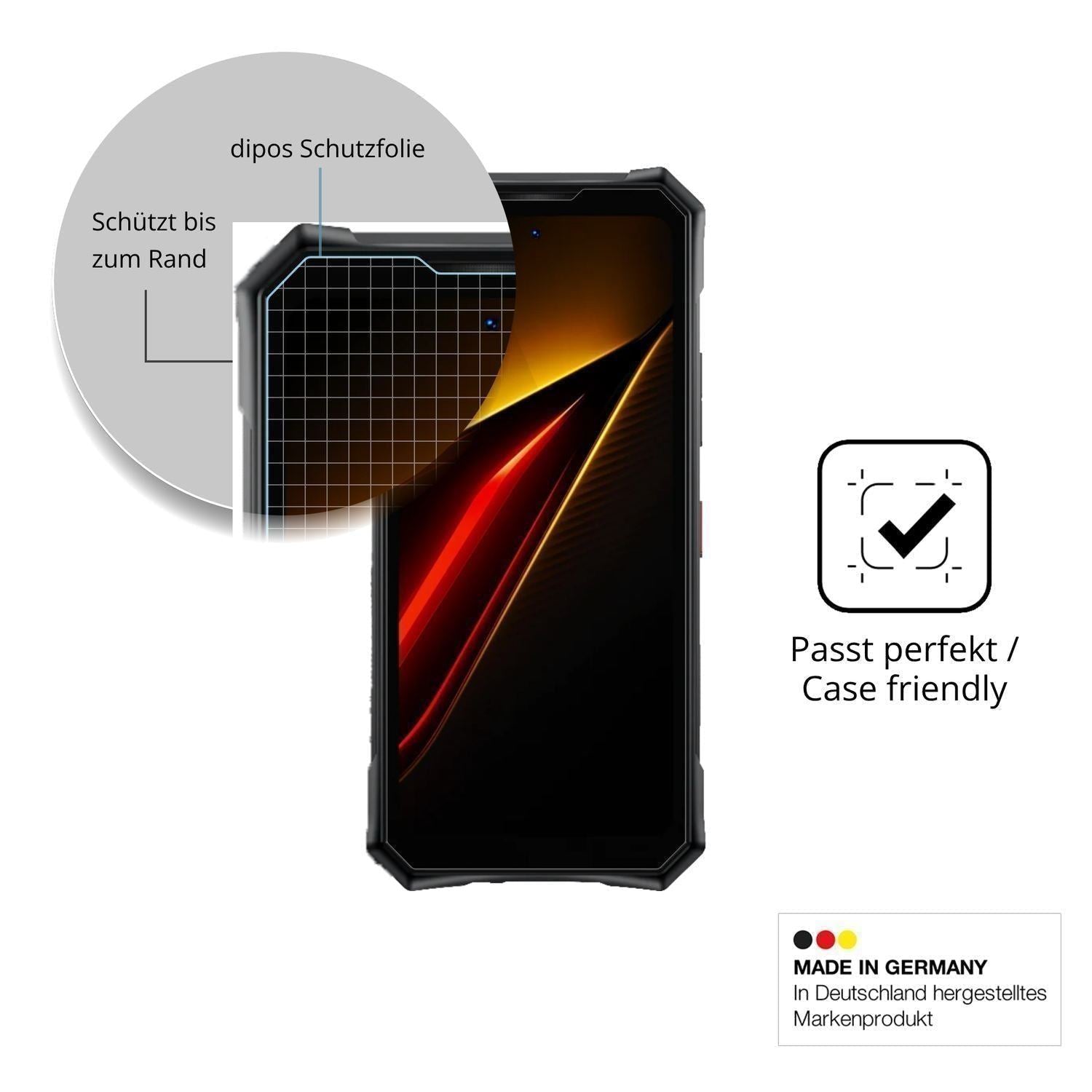 2x 9H Schutzfolie für Doogee S300 Plus Panzerfolie (6)