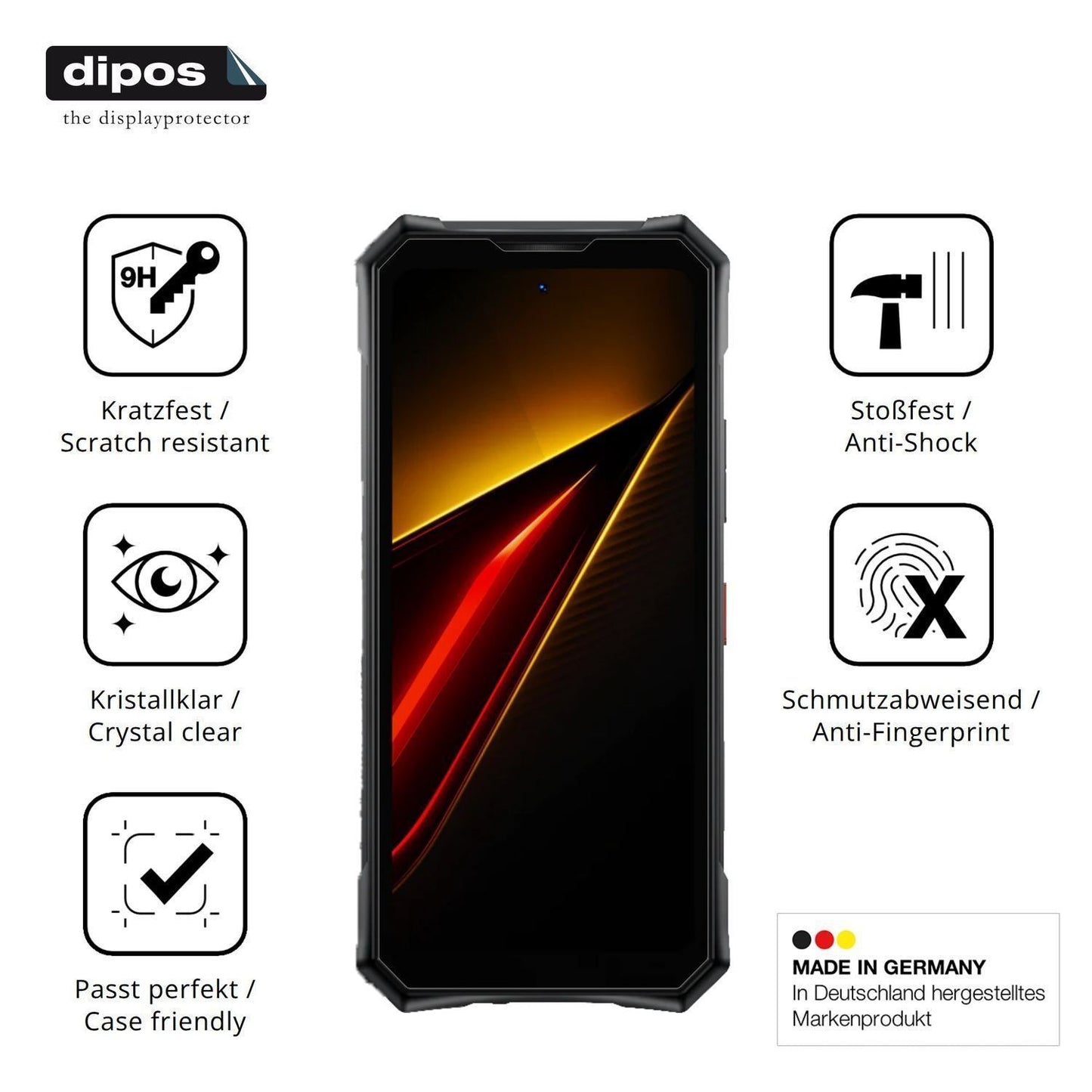 2x 9H Schutzfolie für Doogee S300 Plus Panzerfolie (7)