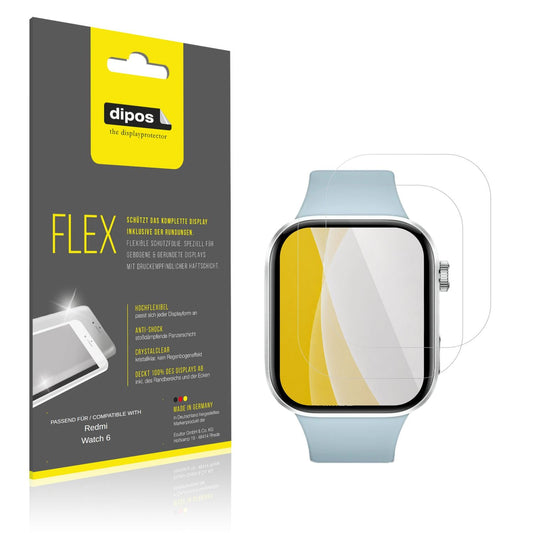 2x 3D Full Cover Schutzfolie für Redmi Watch 6 (1)