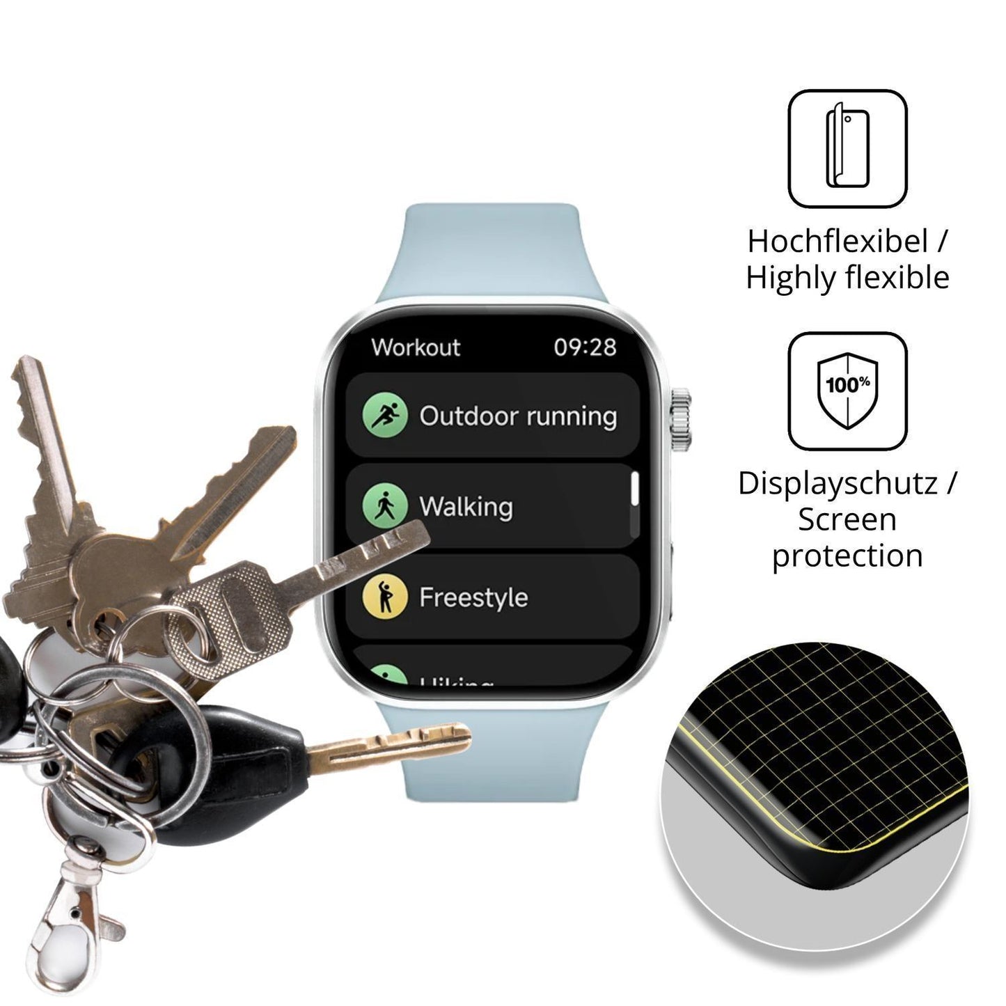 2x 3D Full Cover Schutzfolie für Redmi Watch 6 (3)