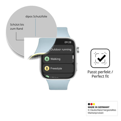 2x Full Cover Schutzfolie matt für Redmi Watch 6 (6)