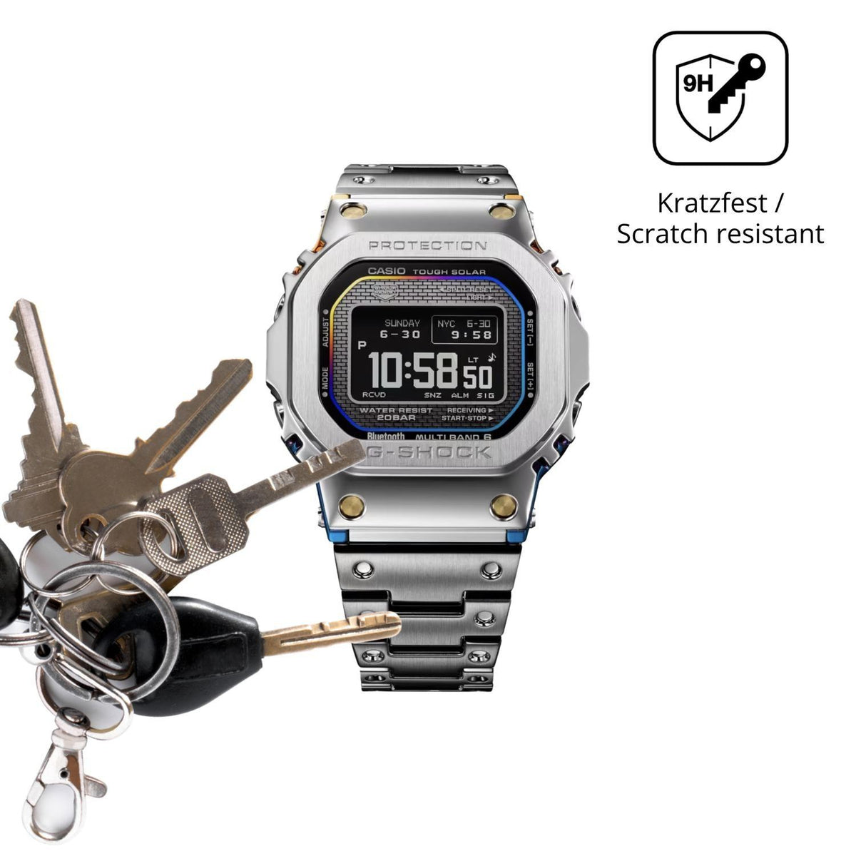 2x 9H Schutzfolie für Casio G-Shock GMW-BZ5000RC P (3)