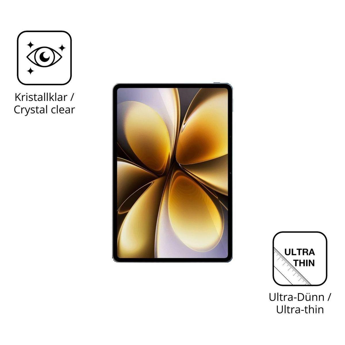 2x Schutzfolie klar für Vivo iQOO Pad6 Pro Display (5)
