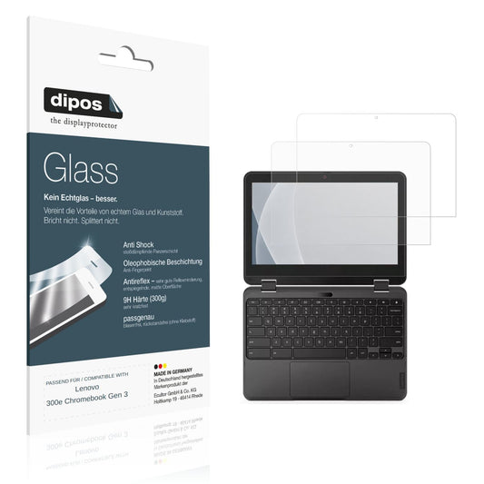 2x 9H Schutzfolie matt für Lenovo 300e Chromebook  (1)