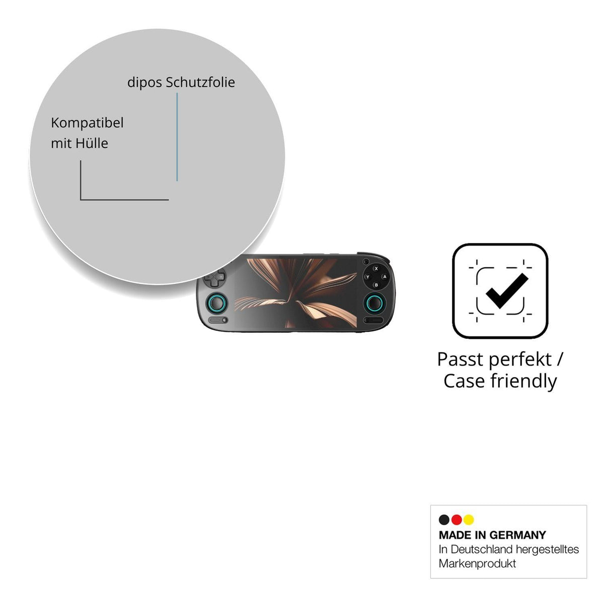 2x Schutzfolie matt für Retroid Pocket 5 Display-S (6)