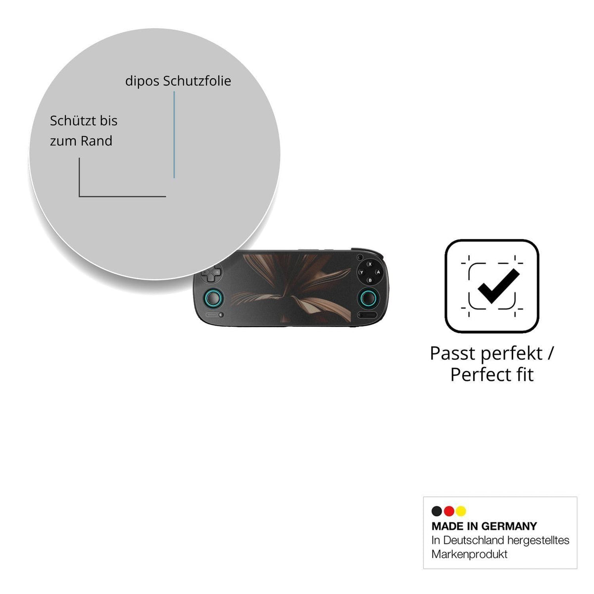 Blickschutzfolie für Retroid Pocket 5 matt Schutzf (4)