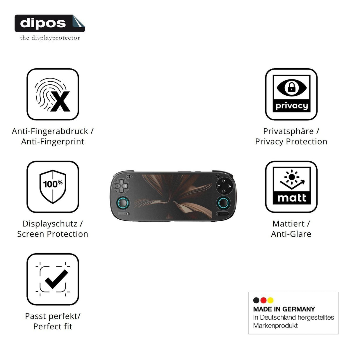 Blickschutzfolie für Retroid Pocket 5 matt Schutzf (5)