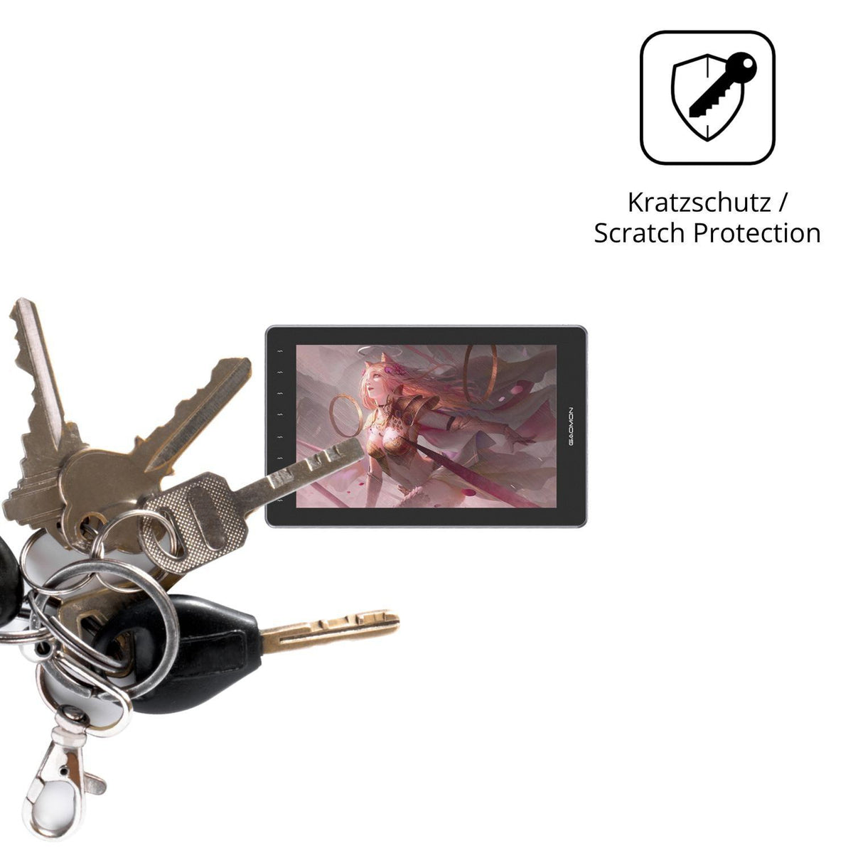 2x Schutzfolie matt für Gaomon PD1610 Display-Schu (4)