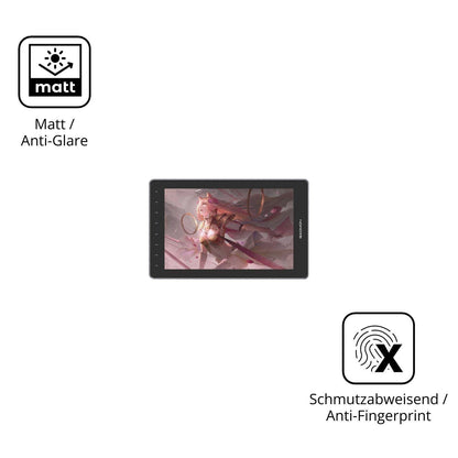 2x Schutzfolie matt für Gaomon PD1610 Display-Schu (5)