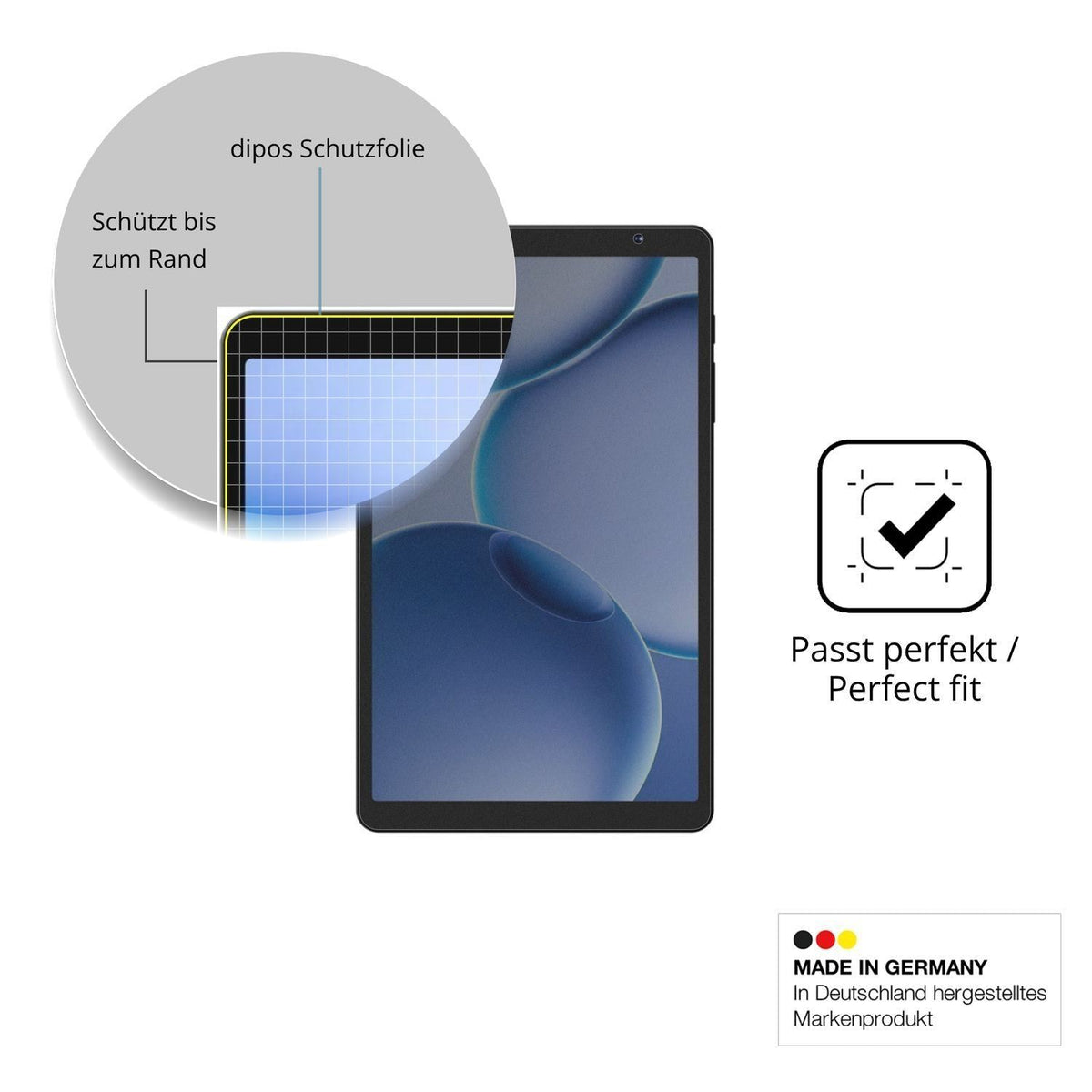 Blickschutzfolie für Philips T7335 matt Schutzfoli (4)