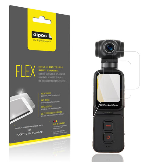 2x 3D Full Cover Schutzfolie für ydi POCKETCAM PCA (1)