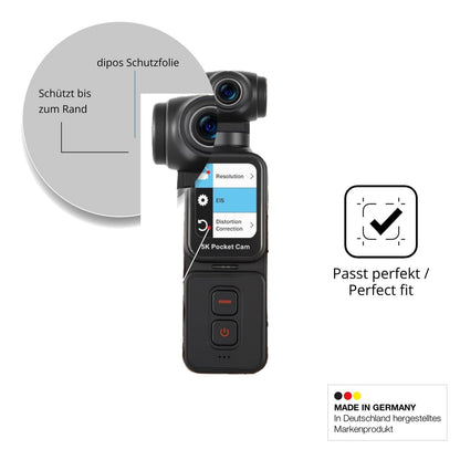 2x Full Cover Schutzfolie matt für ydi POCKETCAM P (6)