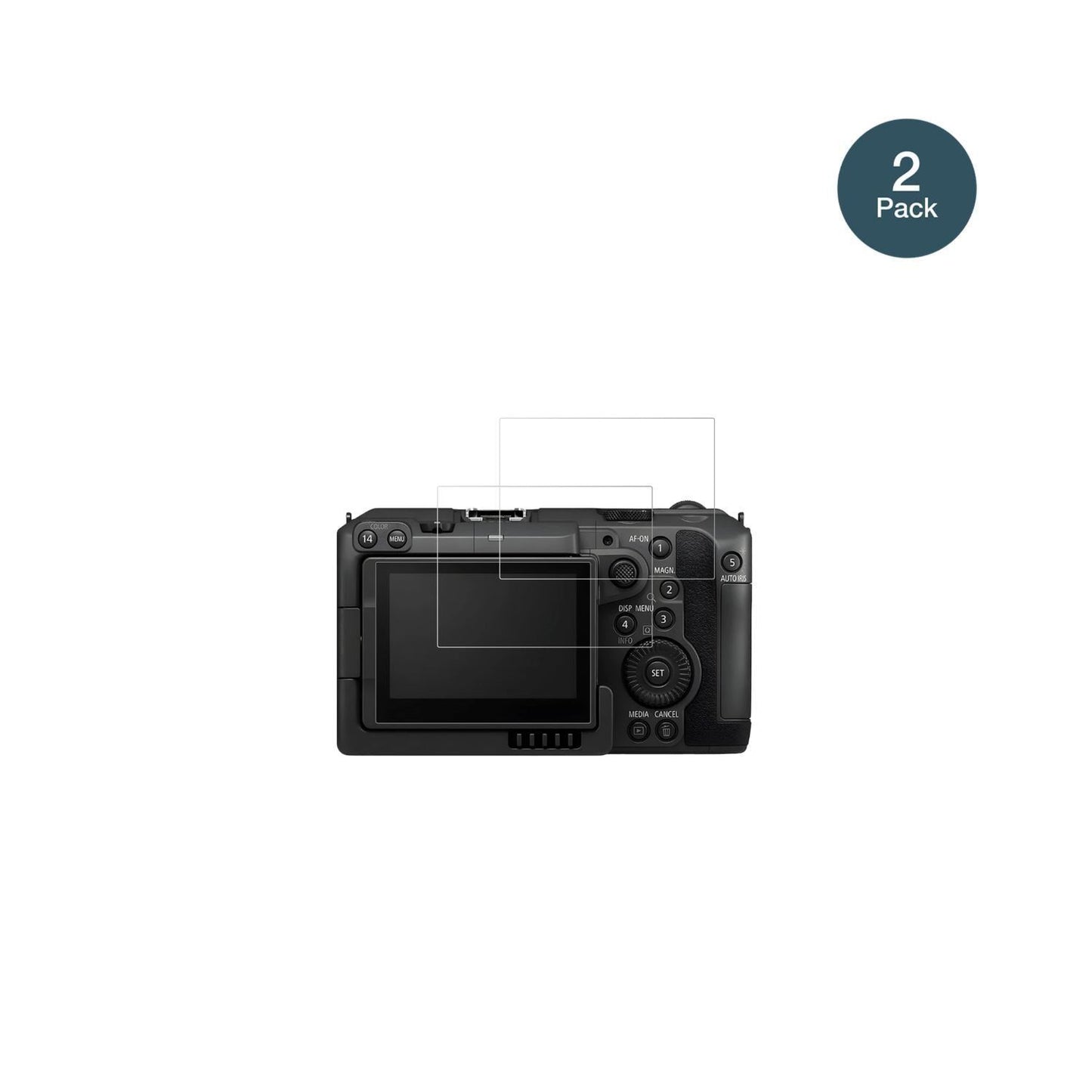 2x 9H Schutzfolie für Canon EOS C50 Panzerfolie (2)