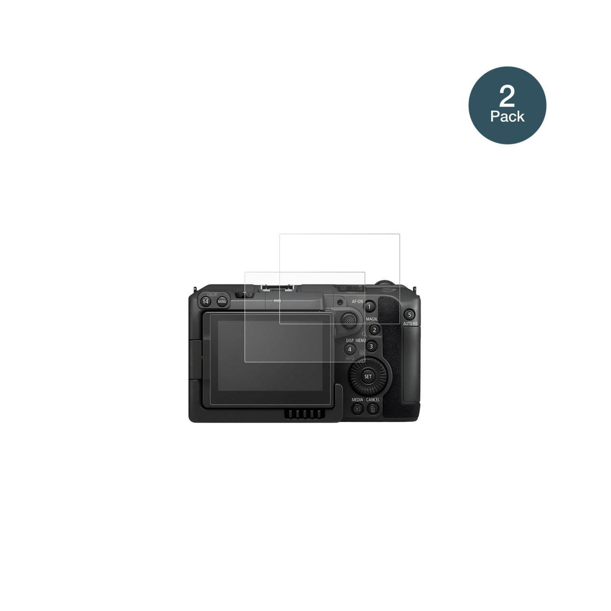 2x 9H Schutzfolie matt für Canon EOS C50 Panzerfol (2)