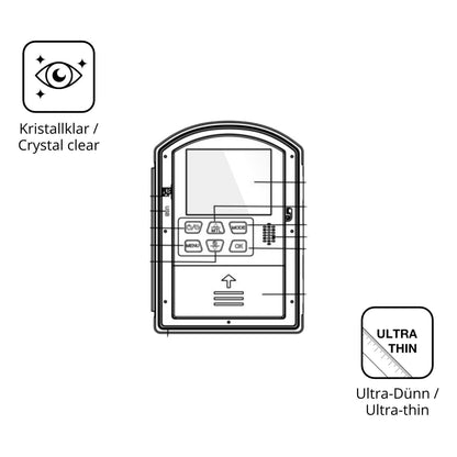 4x Schutzfolie klar für Dsoon TL2100 Display-Schut (5)
