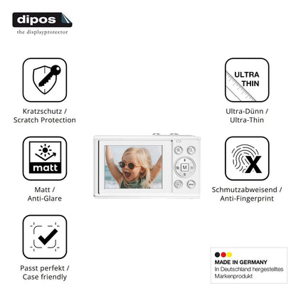 4x Schutzfolie matt für LAMA RM Digitalkamera Disp (7)