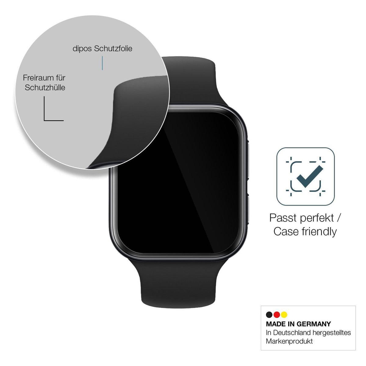 2x 9H Schutzfolie für OPPO Watch 3 Panzerfolie (6)