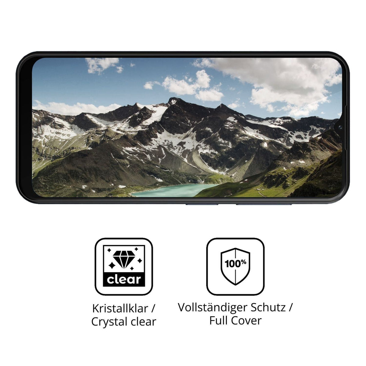 2x 3D Full Cover Schutzfolie für uleway T6501 (5)