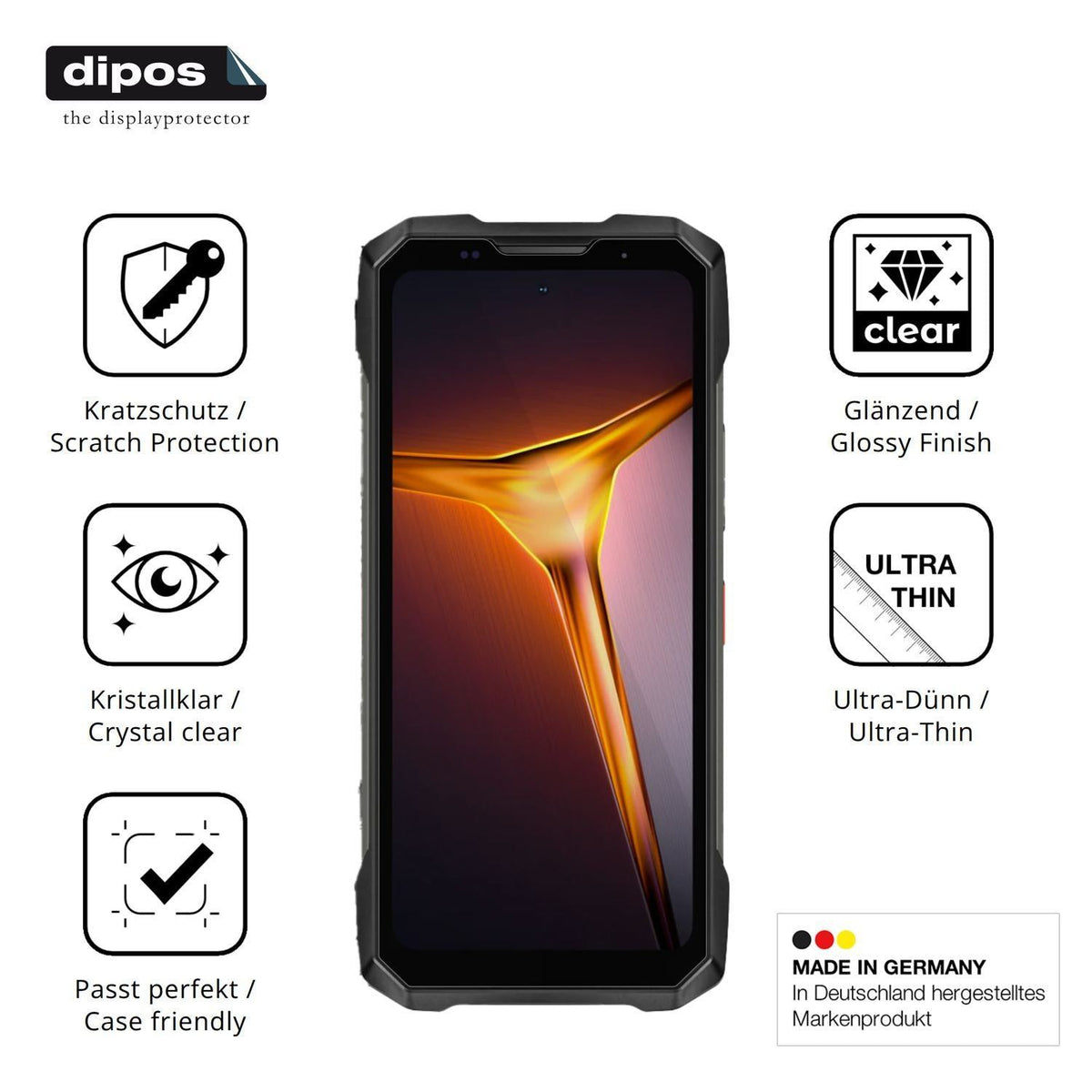 4x Schutzfolie klar für Doogee V Max 2 Pro Display (7)