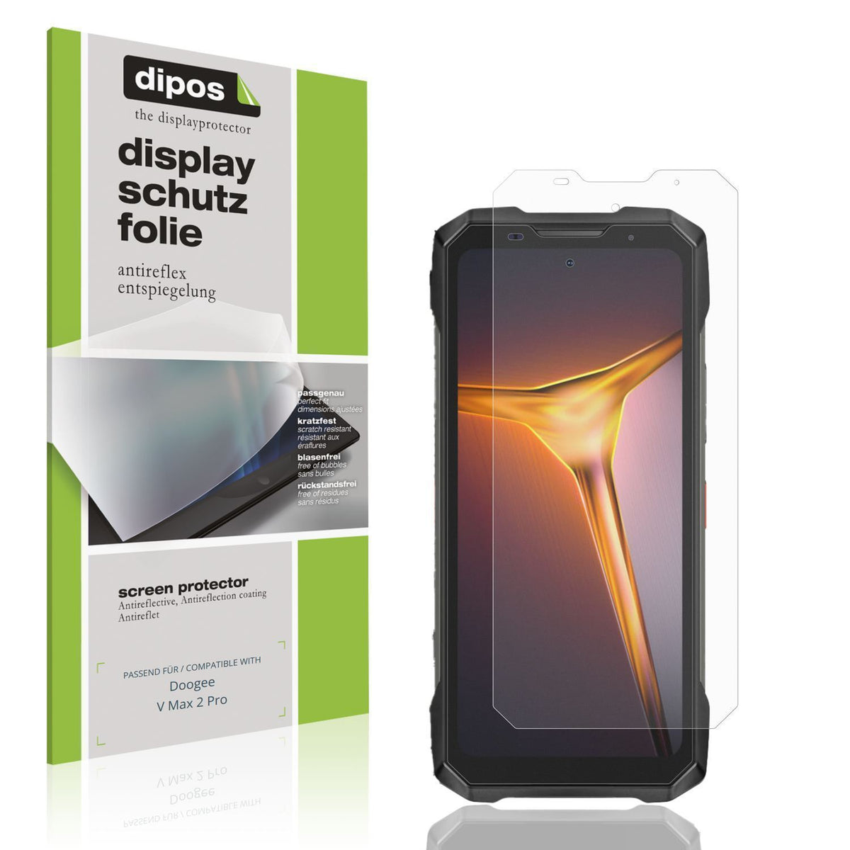 4x Schutzfolie matt für Doogee V Max 2 Pro Display (1)