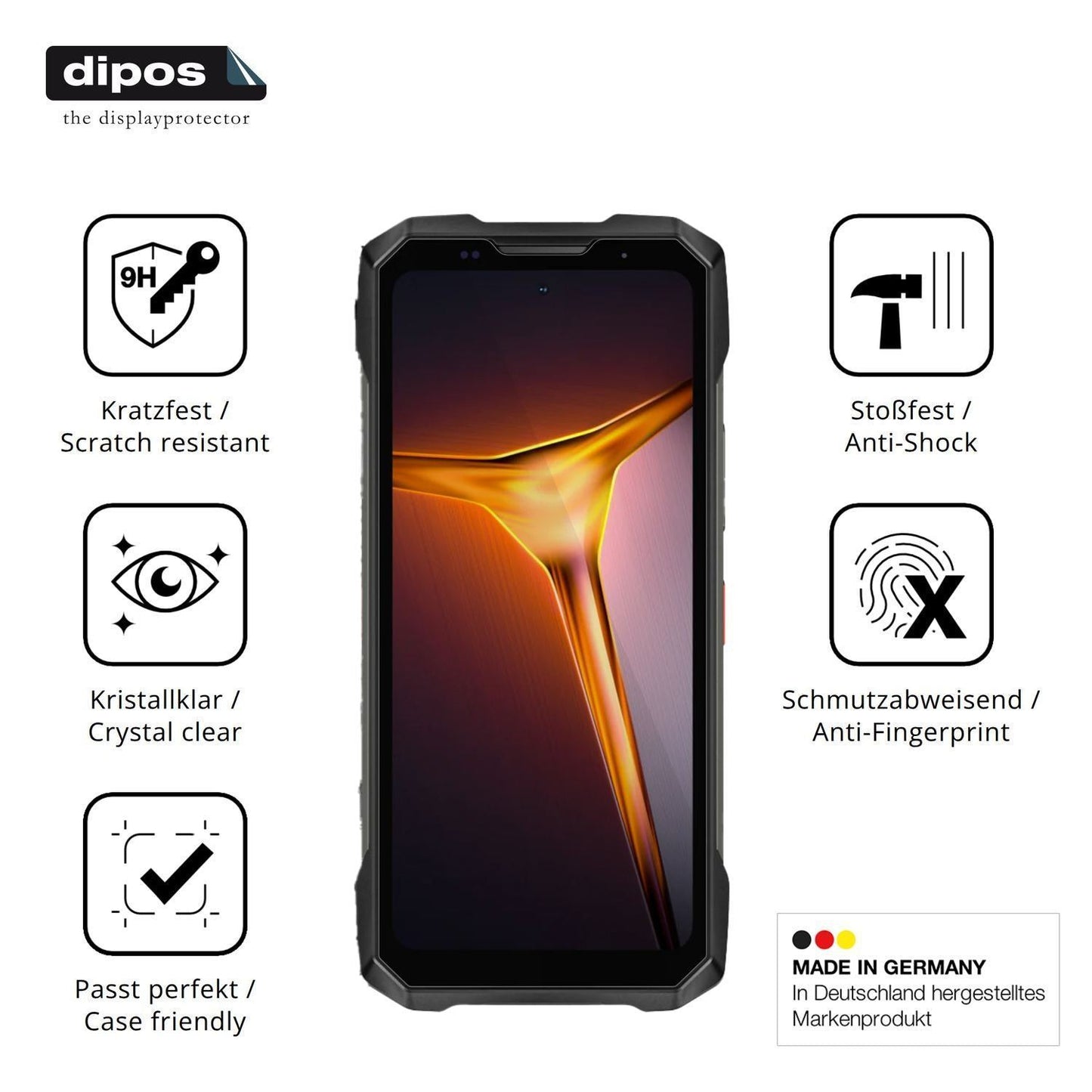 2x 9H Schutzfolie für Doogee V Max 2 Pro Panzerfol (7)