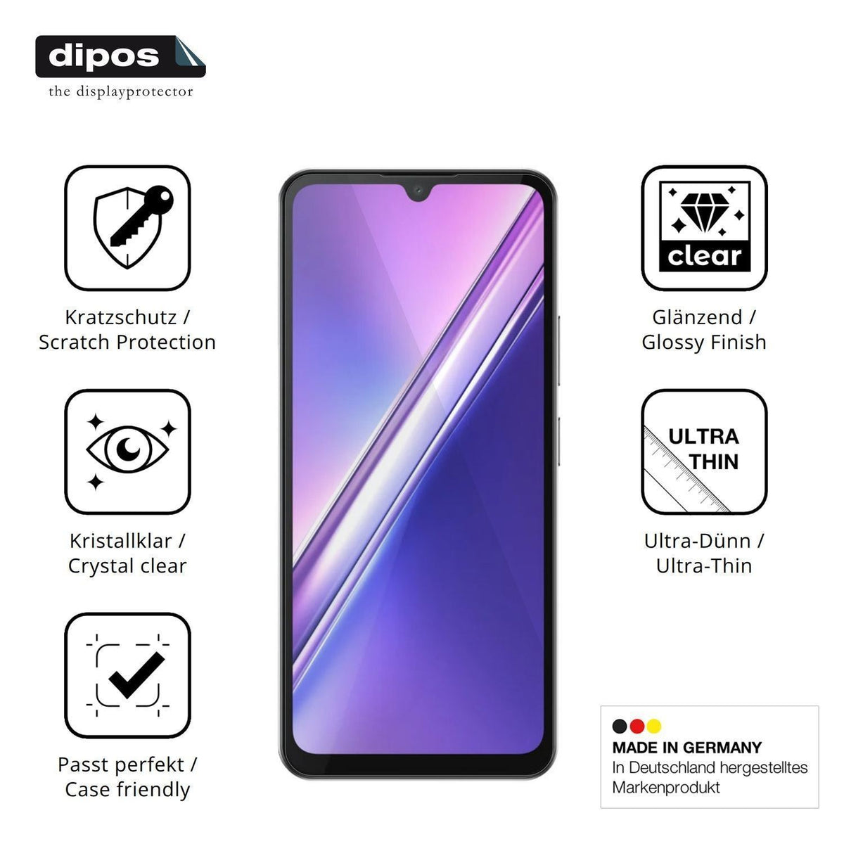 4x Schutzfolie klar für Doogee M30 Display-Schutzf (7)