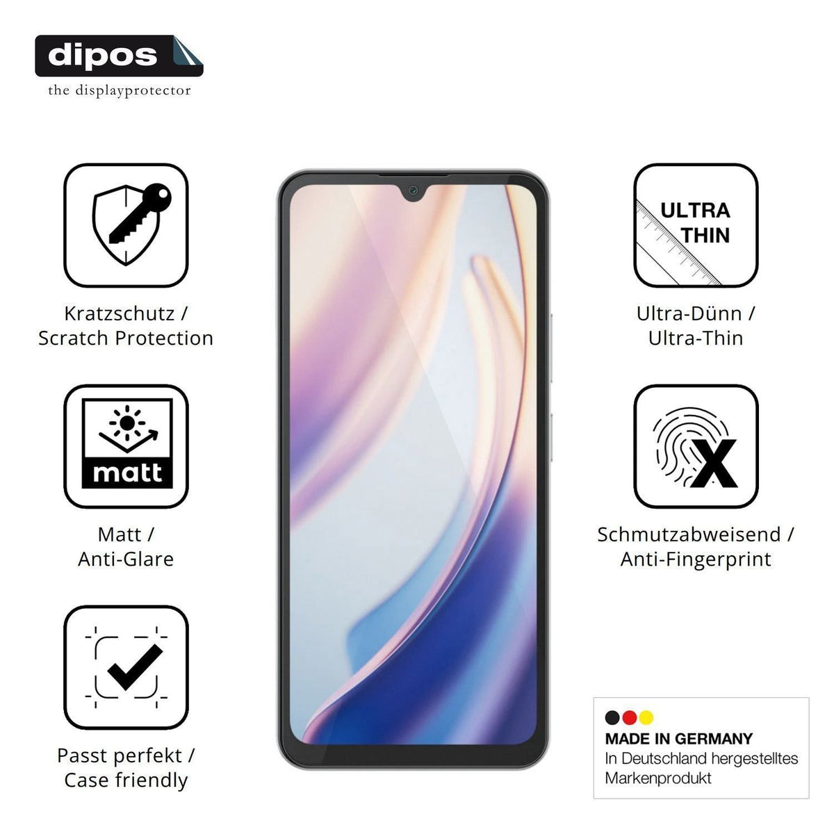 4x Schutzfolie matt für Doogee M30 Pro Display-Sch (7)