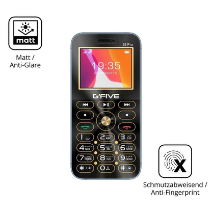 4x Schutzfolie matt für GFive 15 Pro Display-Schut (5)