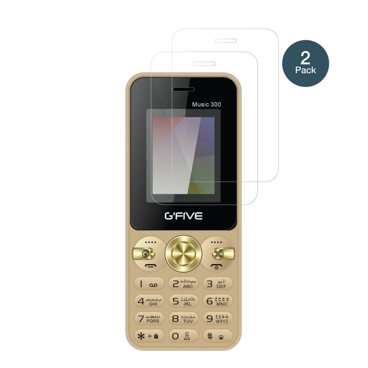 2x 9H Schutzfolie für GFive Music 300 Panzerfolie (2)