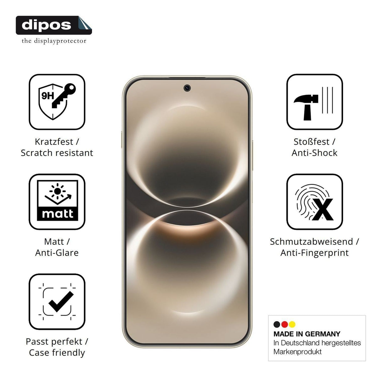 2x 9H Schutzfolie matt für Huawei Nova 15 Max Panz (7)