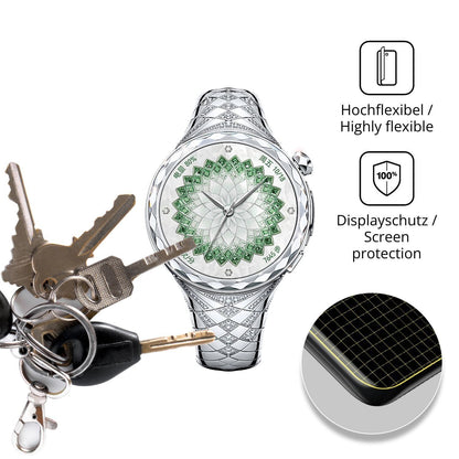 2x 3D Full Cover Schutzfolie für Huawei Watch Ulti (3)