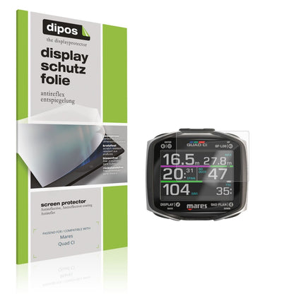 6x Schutzfolie matt für Mares Quad CI Display-Schu (1)