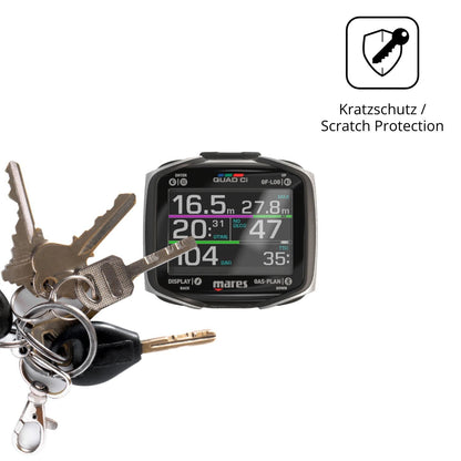 6x Schutzfolie matt für Mares Quad CI Display-Schu (4)