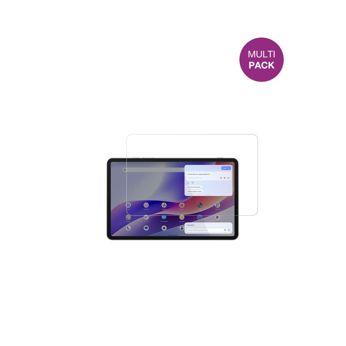 2x Schutzfolie klar für Tecno MEGAPAD 2 Display-Sc (2)
