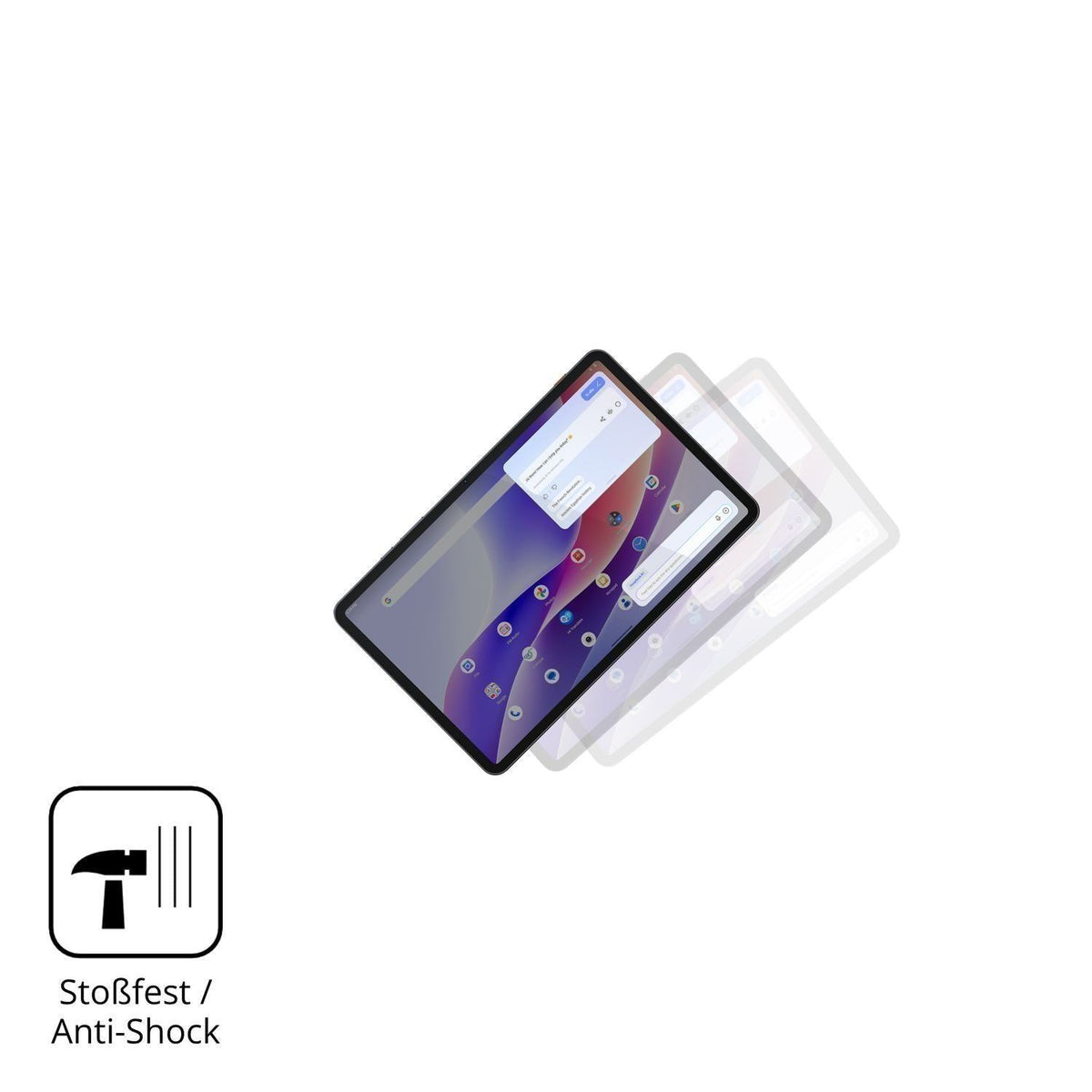 2x 9H Schutzfolie für Tecno MEGAPAD 2 Panzerfolie (4)