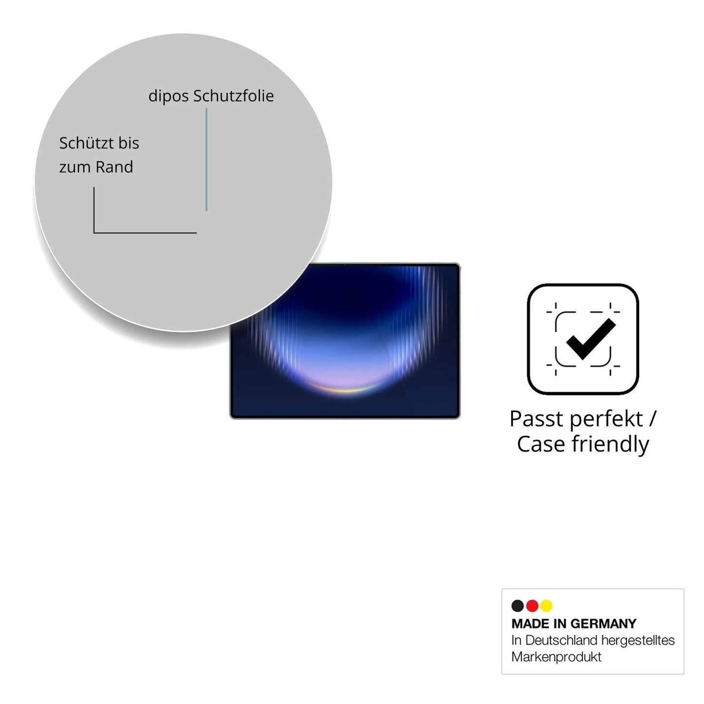 2x 9H Schutzfolie für Huawei MatePad Pro Max Panze (6)