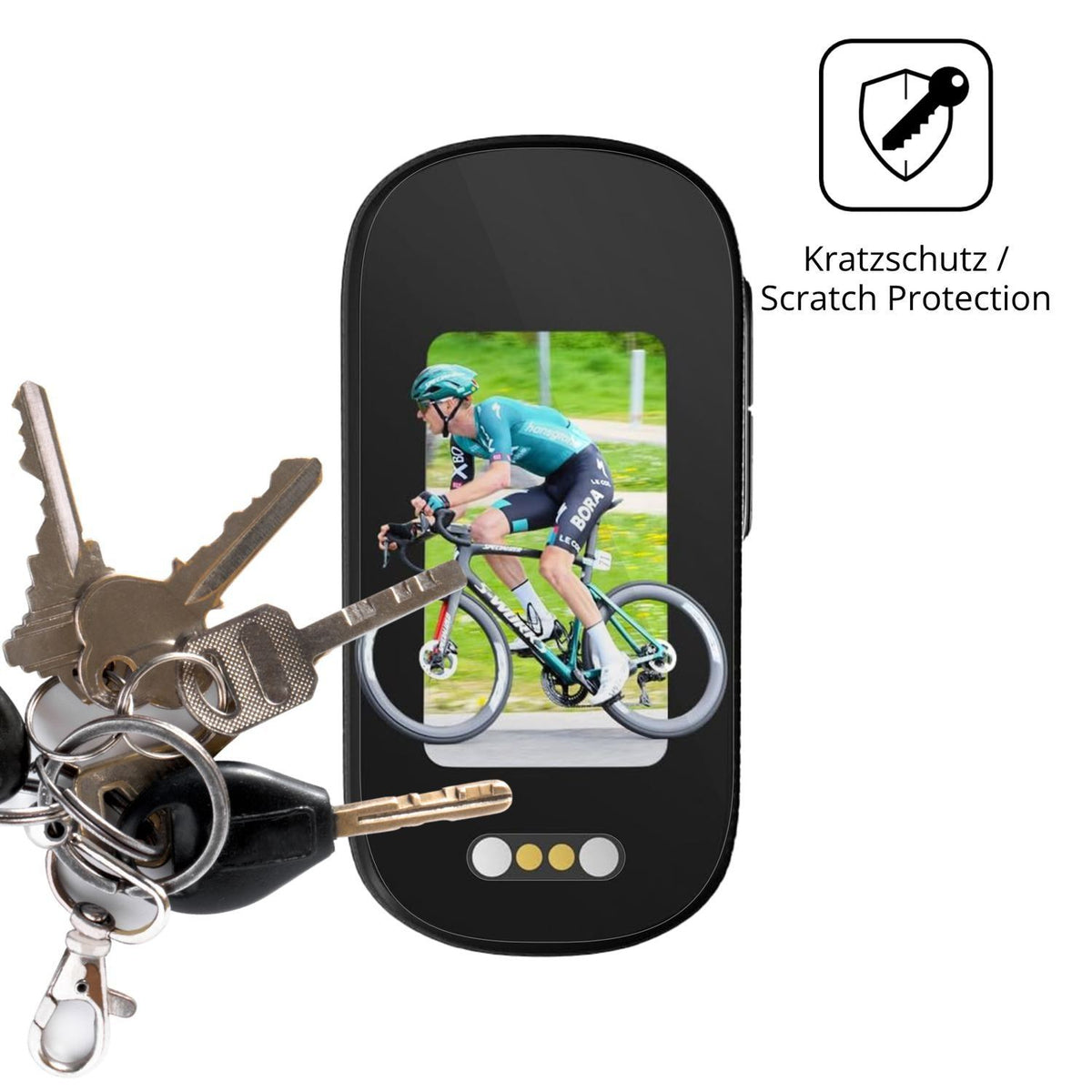 4x Schutzfolie klar für Veralyxa M11 Display-Schut (4)